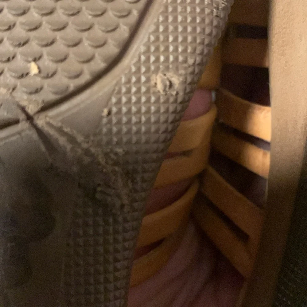 Dansko tan leather wedge slide sandal